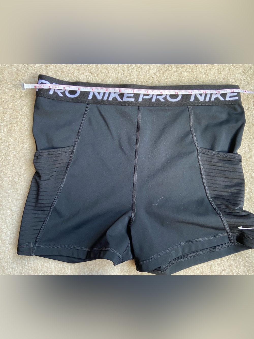 Nike Black bike Shorts with Side Pocket